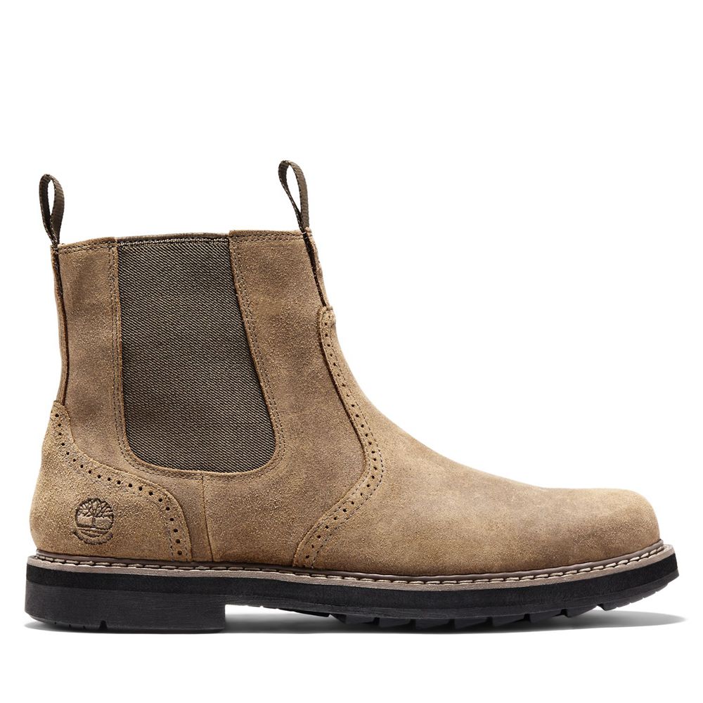 Timberland Chelsea Μποτακια Ανδρικα Καφε - Squall Canyon Waterproof - Greece 0136842-LZ